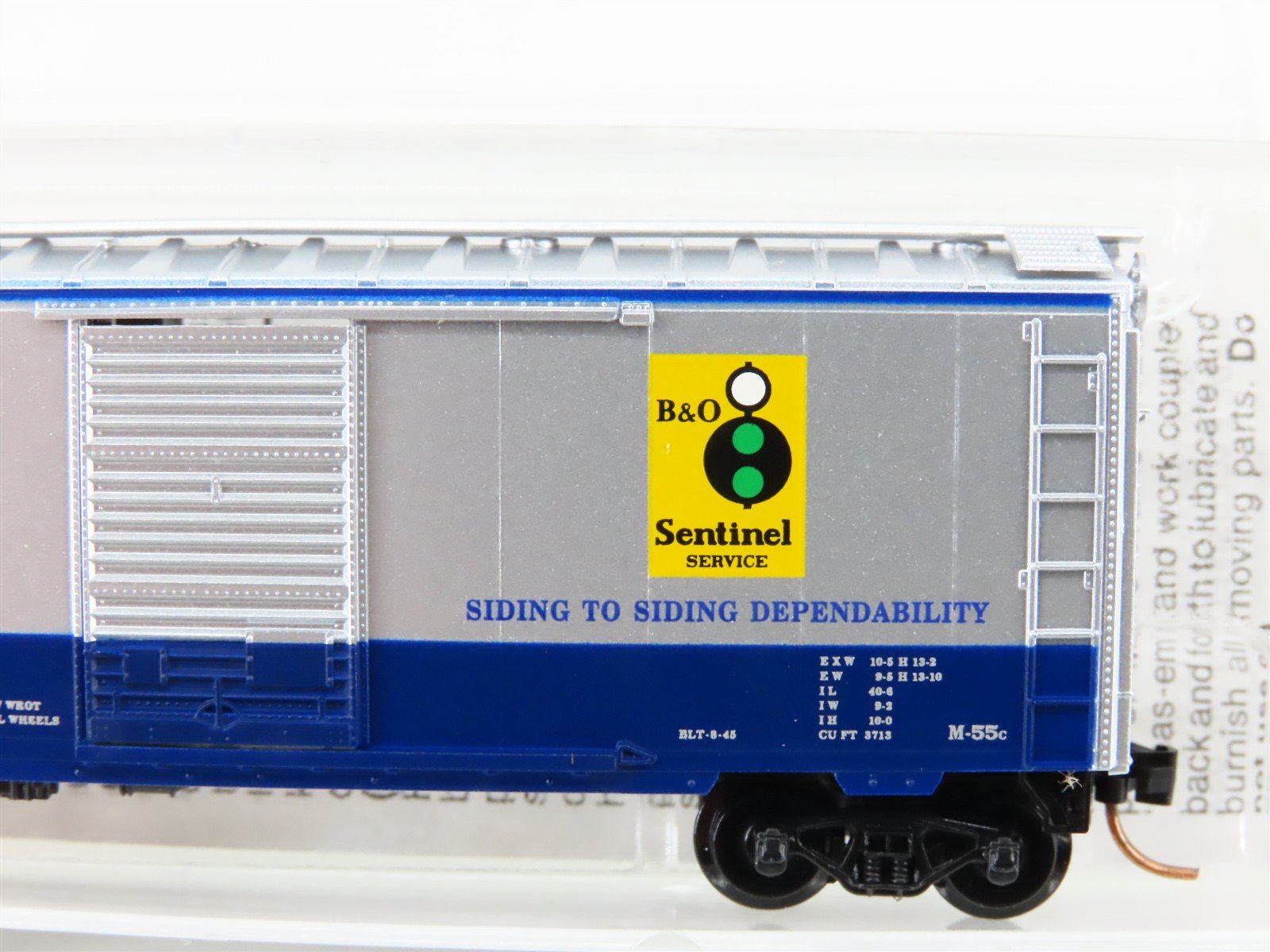 N Scale Micro-Trains MTL 20256 B&O Baltimore & Ohio 