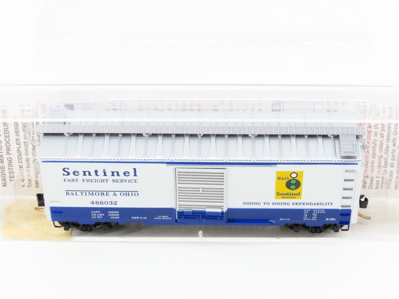 N Scale Micro-Trains MTL 20256 B&O Baltimore & Ohio 