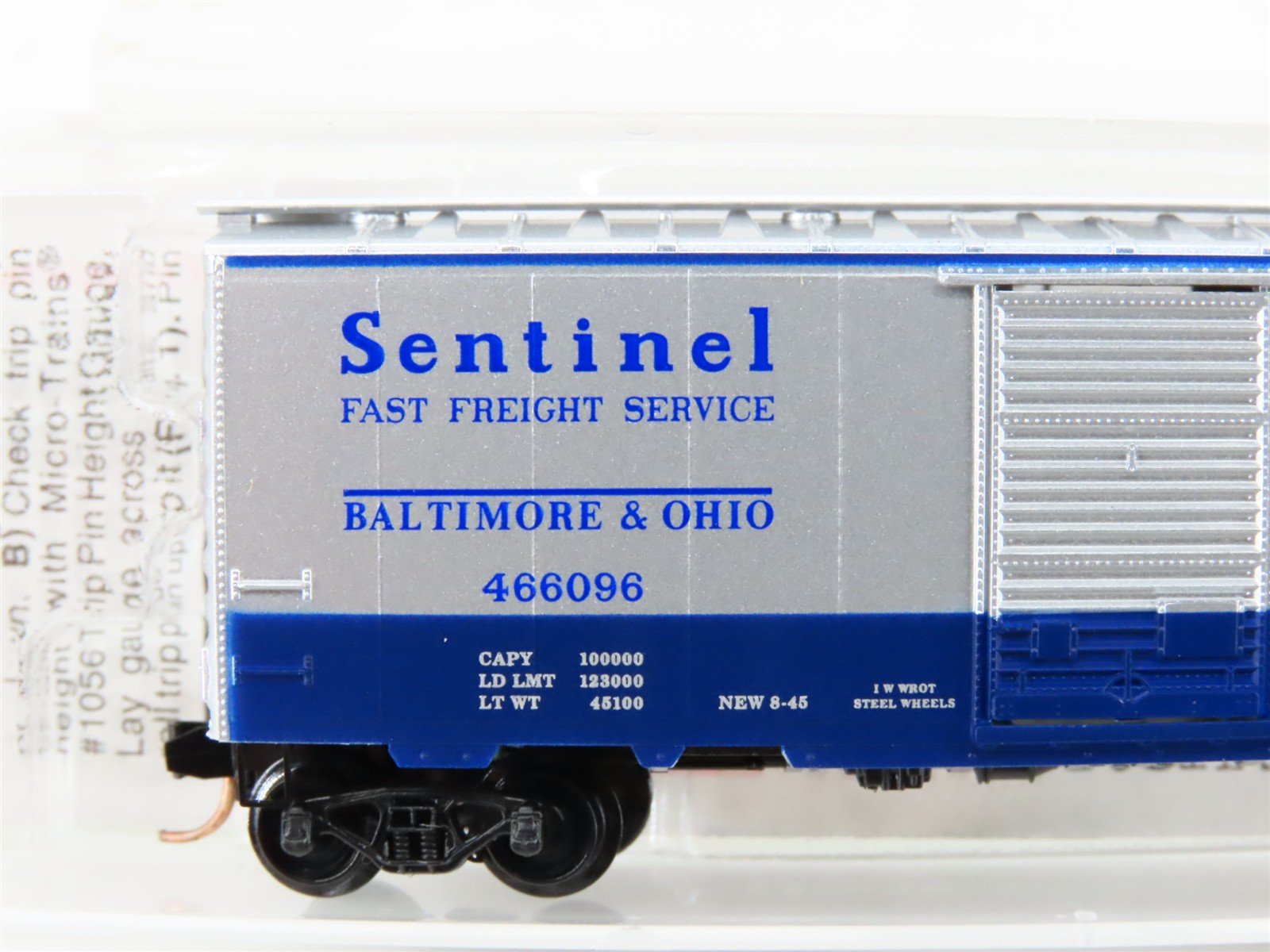 N Scale Micro-Trains MTL 20256 B&O Baltimore & Ohio 