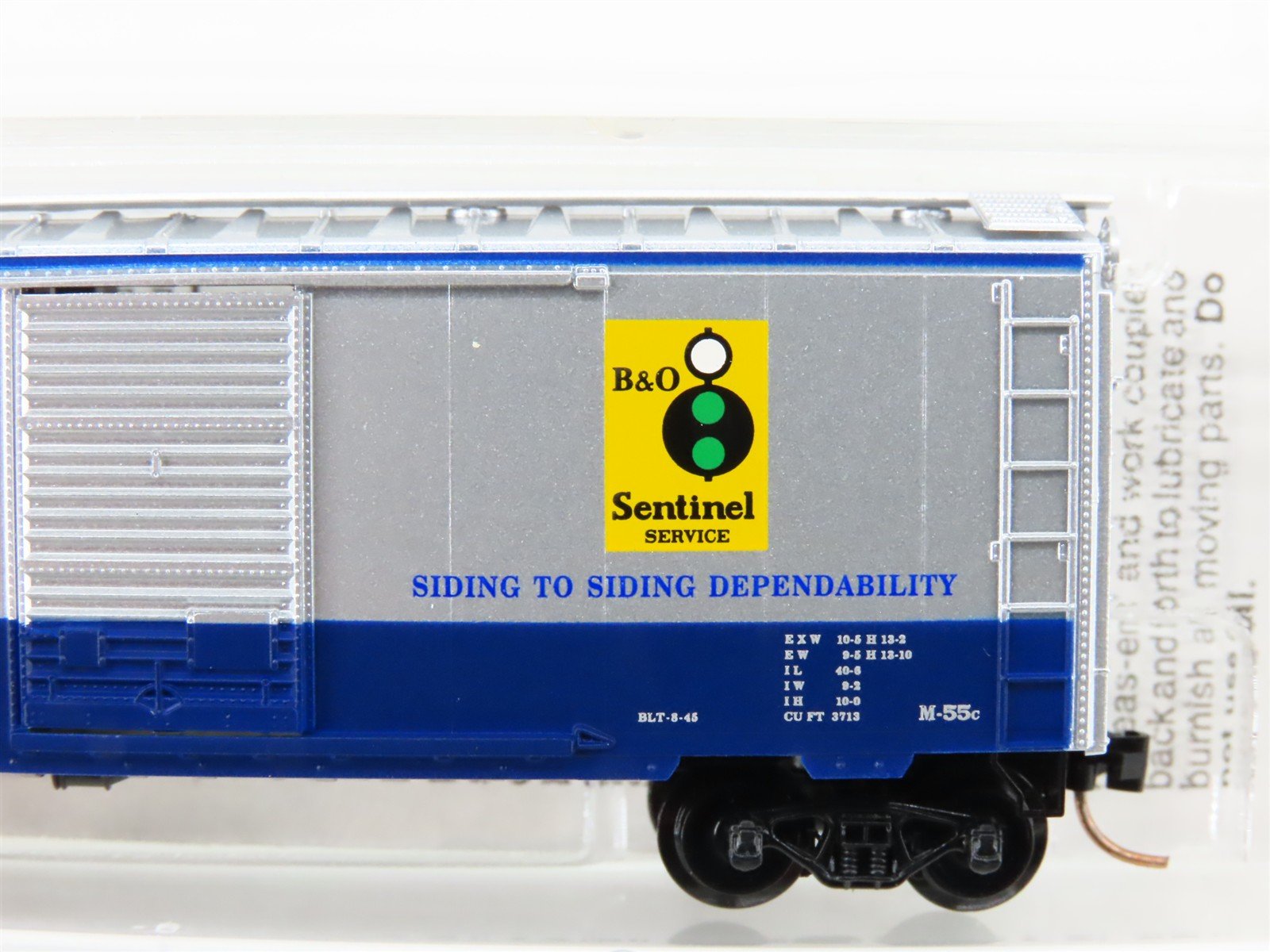 N Scale Micro-Trains MTL 20256 B&O Baltimore & Ohio 