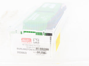 N Scale Micro-Trains MTL 20306/2 BN Burlington Northern 40' Box Car #189288