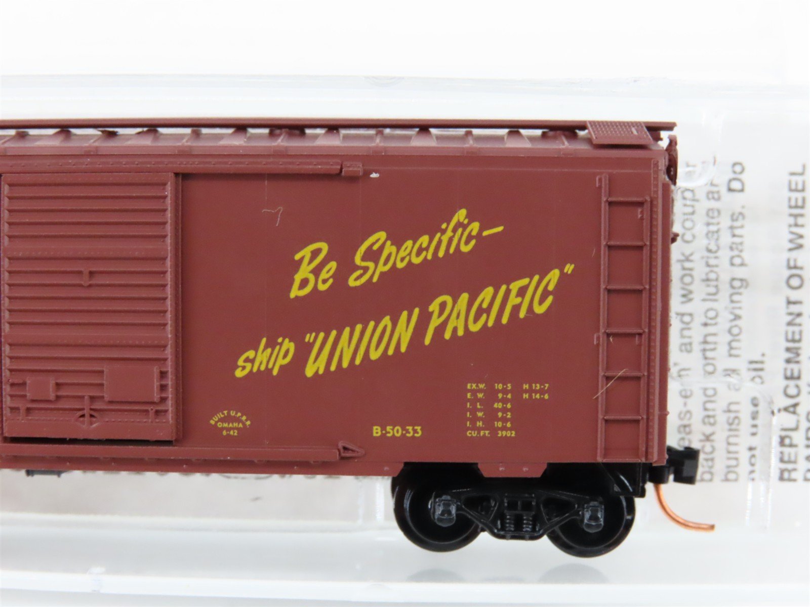 N Scale Micro-Trains MTL 20296 UP Union Pacific 