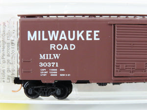 N Scale Micro-Trains MTL 20526 MILW Milwaukee Road 40' Single Door Boxcar #30371
