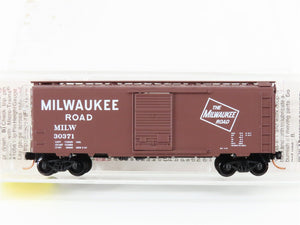 N Scale Micro-Trains MTL 20526 MILW Milwaukee Road 40' Single Door Boxcar #30371