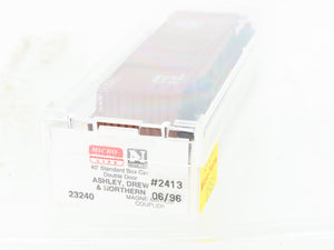 N Scale Micro-Trains MTL 23240 AD&N Ashley, Drew & Northern 40' Box Car #2413