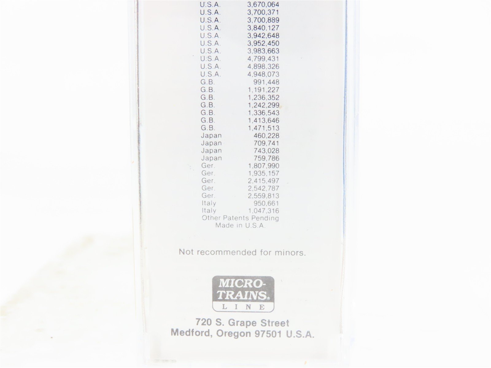 N Scale Micro-Trains MTL 21040 GN Great Northern 