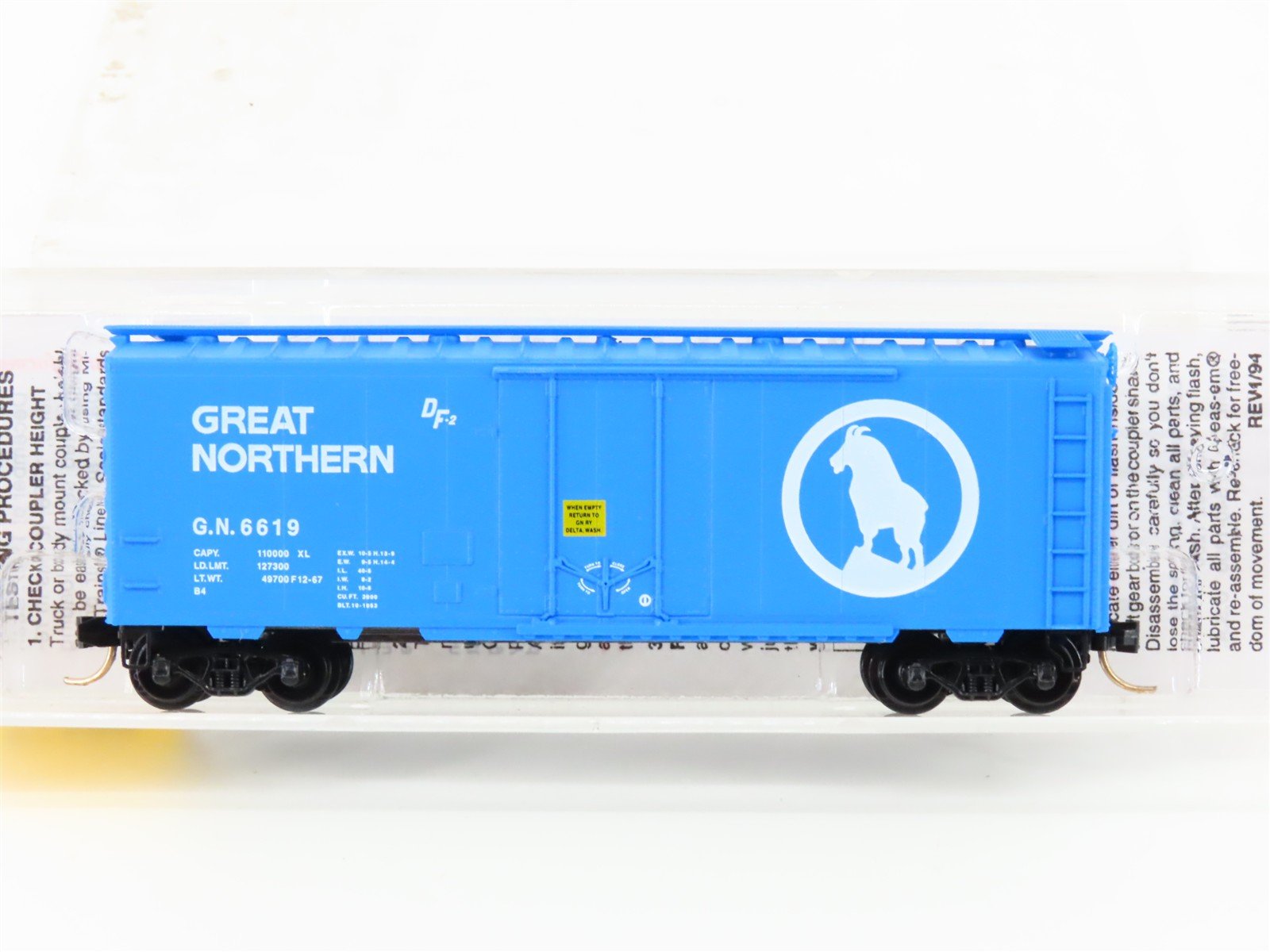 N Scale Micro-Trains MTL 21040 GN Great Northern 