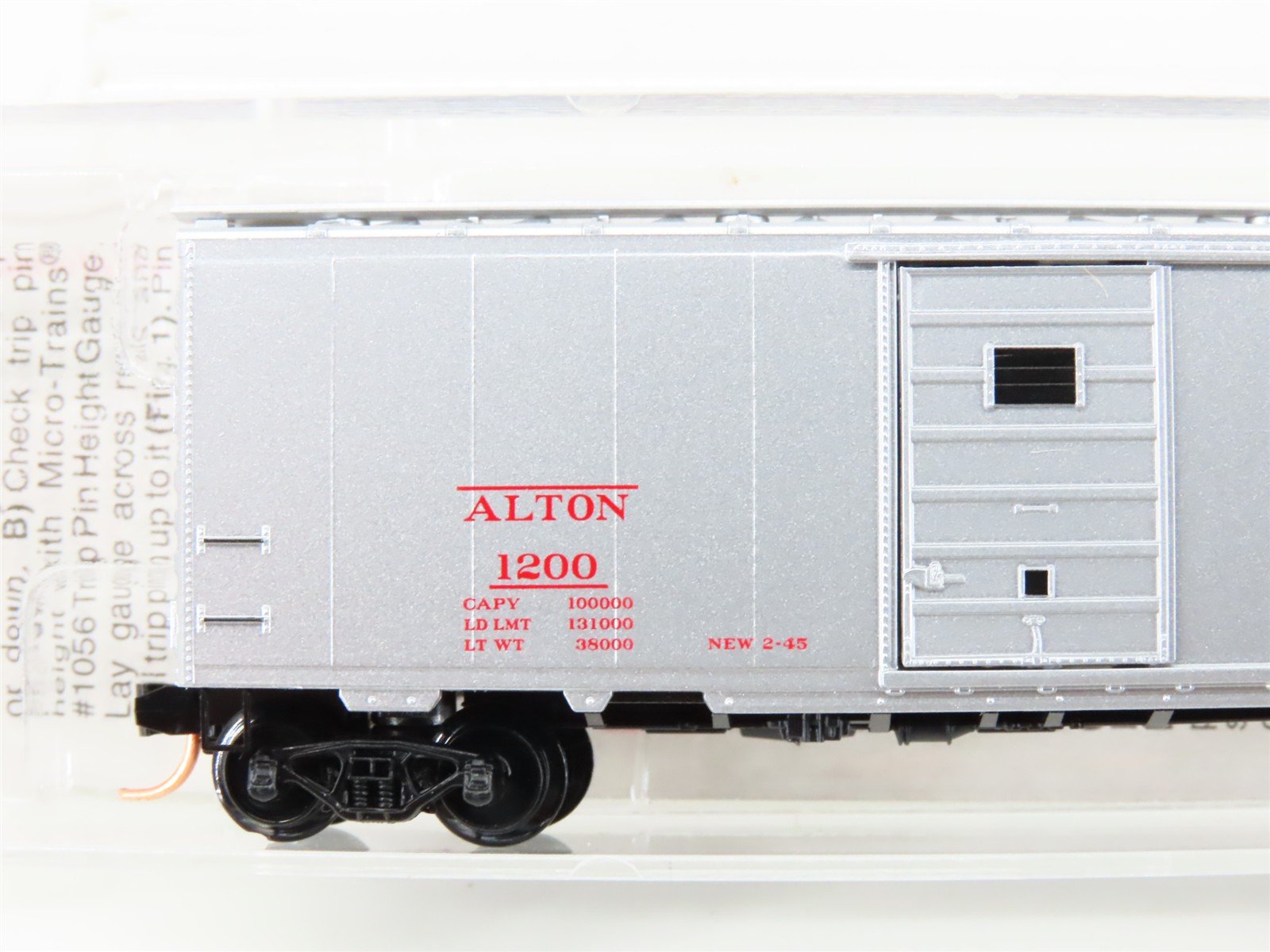 N Scale Micro-Trains MTL 20586 Alton Railroad 40' Single Door Box Car #1200