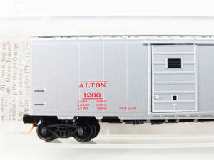 N Scale Micro-Trains MTL 20586 Alton Railroad 40' Single Door Box Car #1200