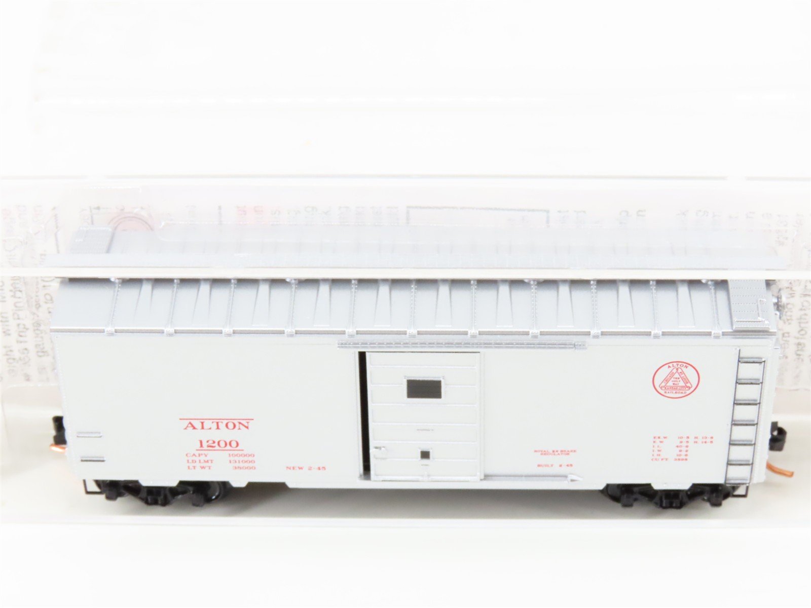 N Scale Micro-Trains MTL 20586 Alton Railroad 40' Single Door Box Car #1200