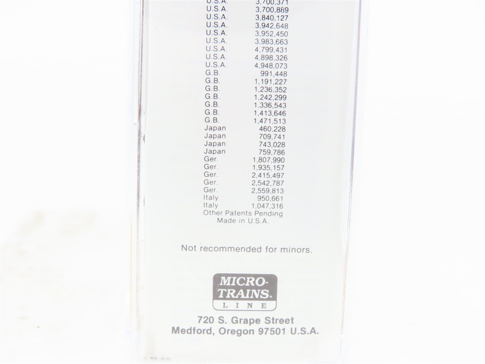 N Scale Micro-Trains MTL 21020 BAR State Of Maine 40' Plug Door Box Car #2231