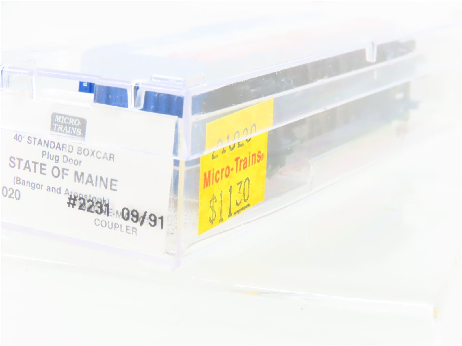 N Scale Micro-Trains MTL 21020 BAR State Of Maine 40' Plug Door Box Car #2231