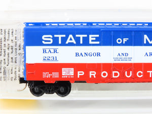 N Scale Micro-Trains MTL 21020 BAR State Of Maine 40' Plug Door Box Car #2231
