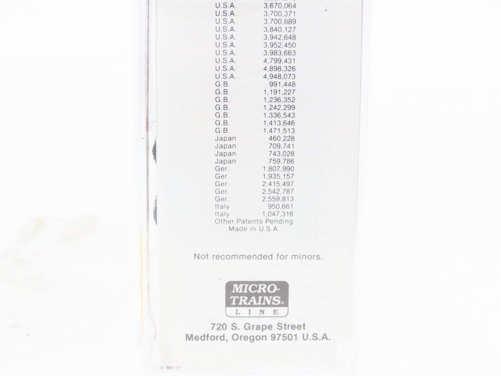 N Scale Micro-Trains MTL 21020 BAR State Of Maine 40' Plug Door Box Car #2231