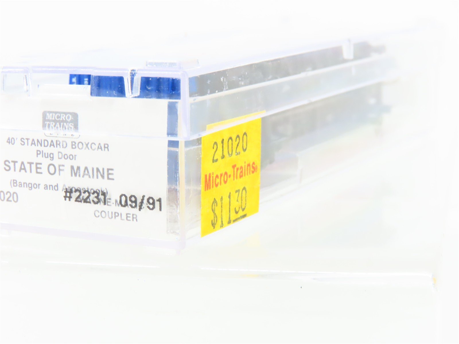 N Scale Micro-Trains MTL 21020 BAR State Of Maine 40' Plug Door Box Car #2231