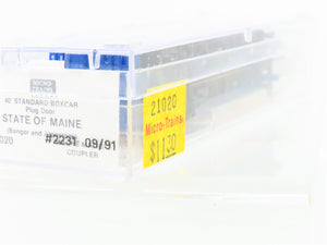 N Scale Micro-Trains MTL 21020 BAR State Of Maine 40' Plug Door Box Car #2231