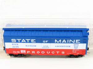 N Scale Micro-Trains MTL 21020 BAR State Of Maine 40' Plug Door Box Car #2245