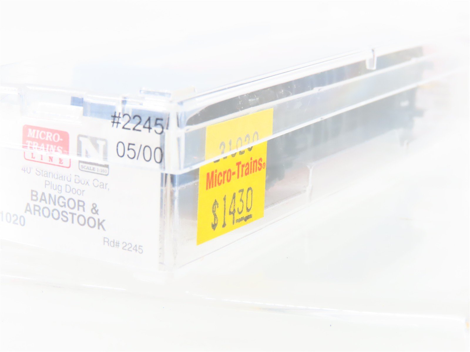 N Scale Micro-Trains MTL 21020 BAR State Of Maine 40' Plug Door Box Car #2245