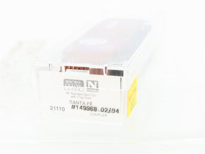 N Scale Micro-Trains MTL 21110 ATSF Santa Fe 40' Plug Door Box Car #149968