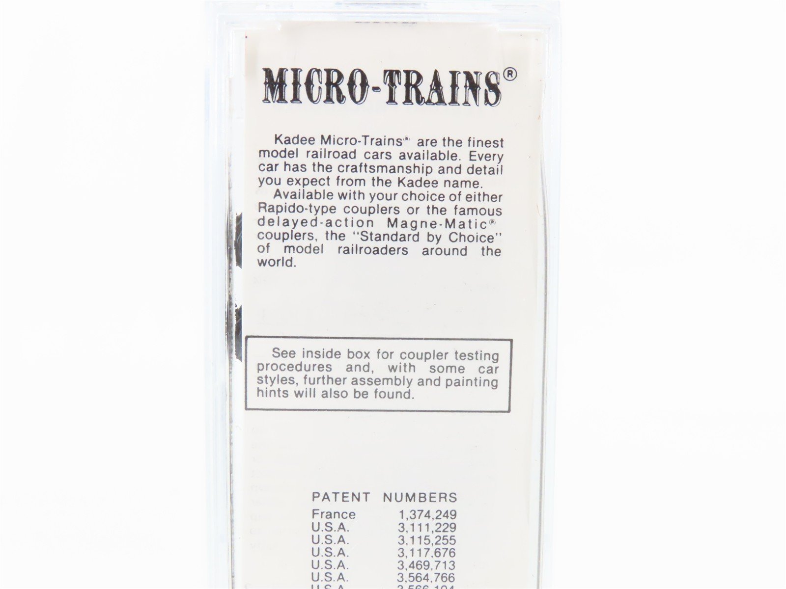 N Kadee Micro-Trains MTL 21090 B&O Chessie System 40' Plug Door Box Car #293981