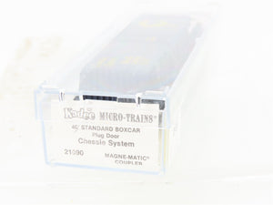 N Kadee Micro-Trains MTL 21090 B&O Chessie System 40' Plug Door Box Car #293981