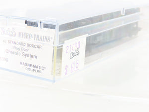 N Kadee Micro-Trains MTL 21090 B&O Chessie System 40' Plug Door Box Car #293981