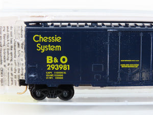 N Kadee Micro-Trains MTL 21090 B&O Chessie System 40' Plug Door Box Car #293981