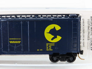 N Kadee Micro-Trains MTL 21090 B&O Chessie System 40' Plug Door Box Car #293981