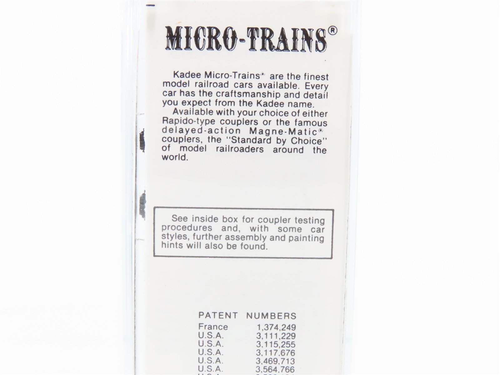 N Kadee Micro-Trains MTL 21090 B&O Chessie System 40' Plug Door Box Car #293981