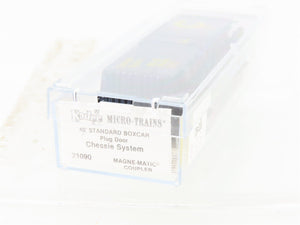 N Kadee Micro-Trains MTL 21090 B&O Chessie System 40' Plug Door Box Car #293981
