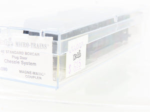 N Kadee Micro-Trains MTL 21090 B&O Chessie System 40' Plug Door Box Car #293981