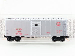 N Scale Micro-Trains MTL 20586 Alton Railroad 40' Single Door Box Car #1200