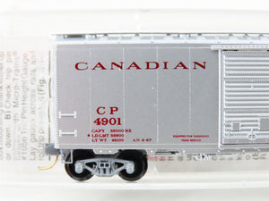 N Scale Micro-Trains MTL 20546 CP Canadian Pacific 40' Single Door Box Car #4901