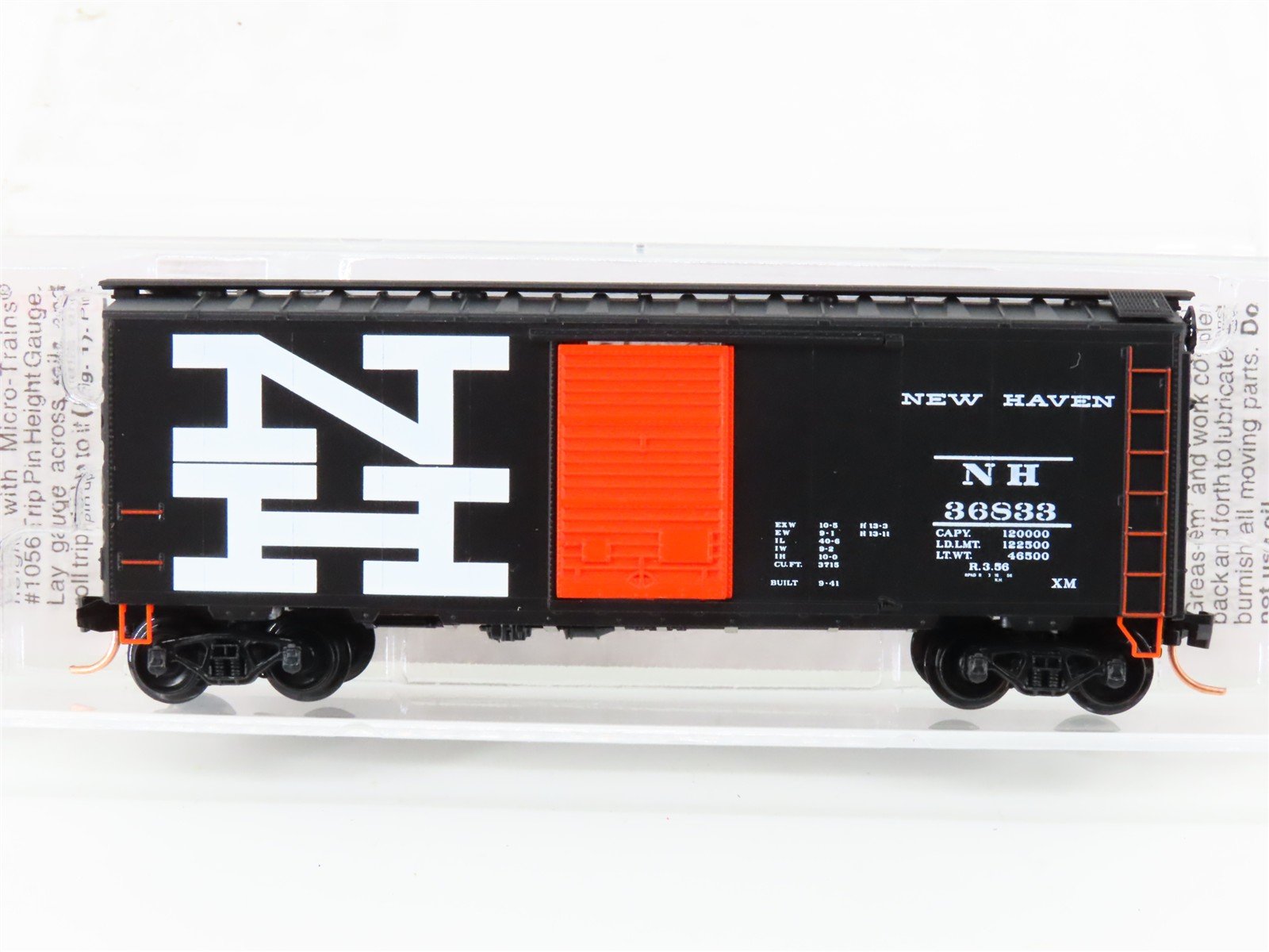 N Scale Micro-Trains MTL 20556 NH New Haven 40' Single Door Box Car #36833
