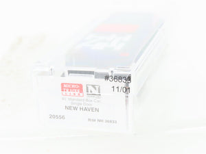 N Scale Micro-Trains MTL 20556 NH New Haven 40' Single Door Box Car #36833