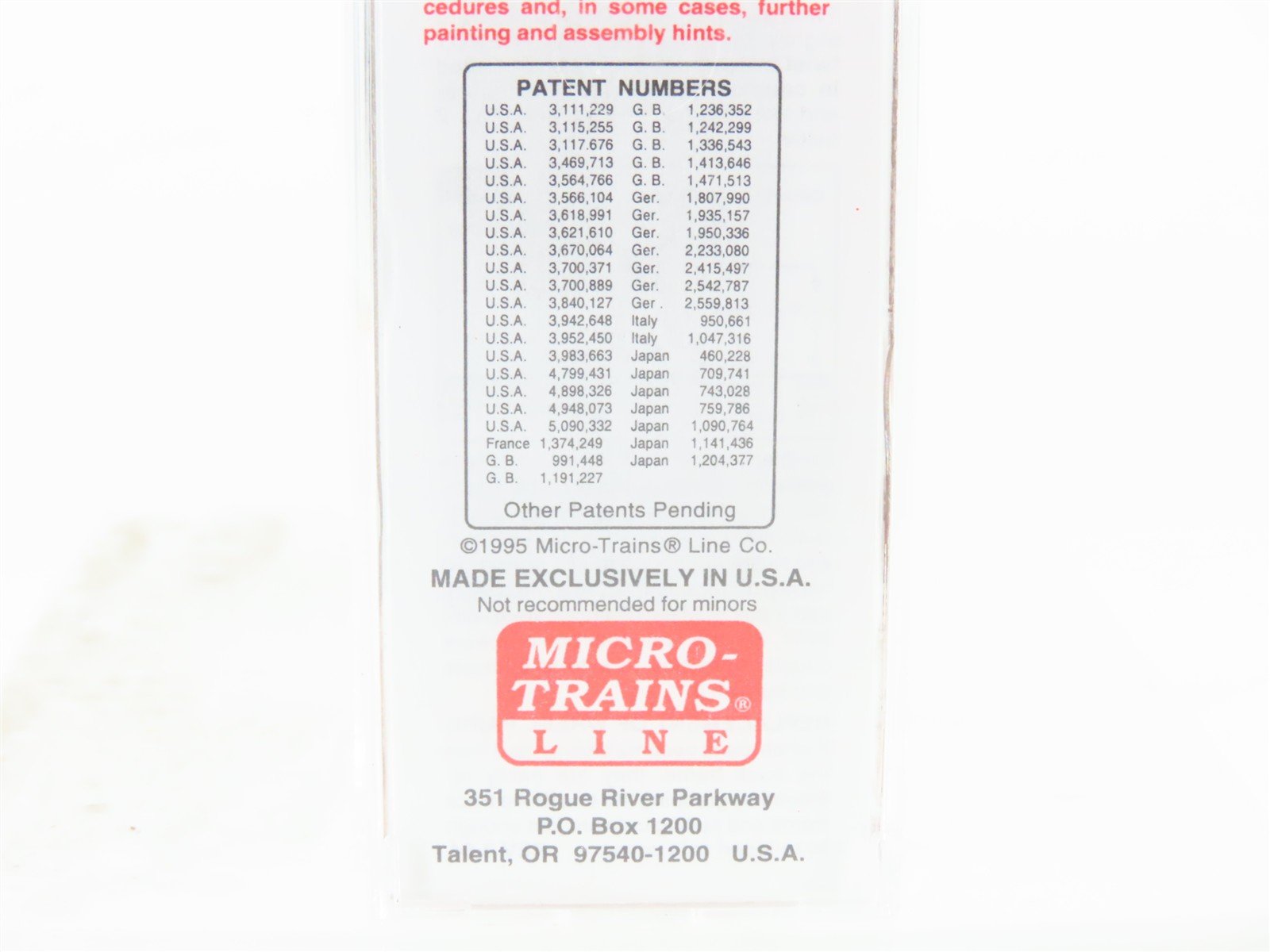 N Scale Micro-Trains MTL 23230 UP Union Pacific 