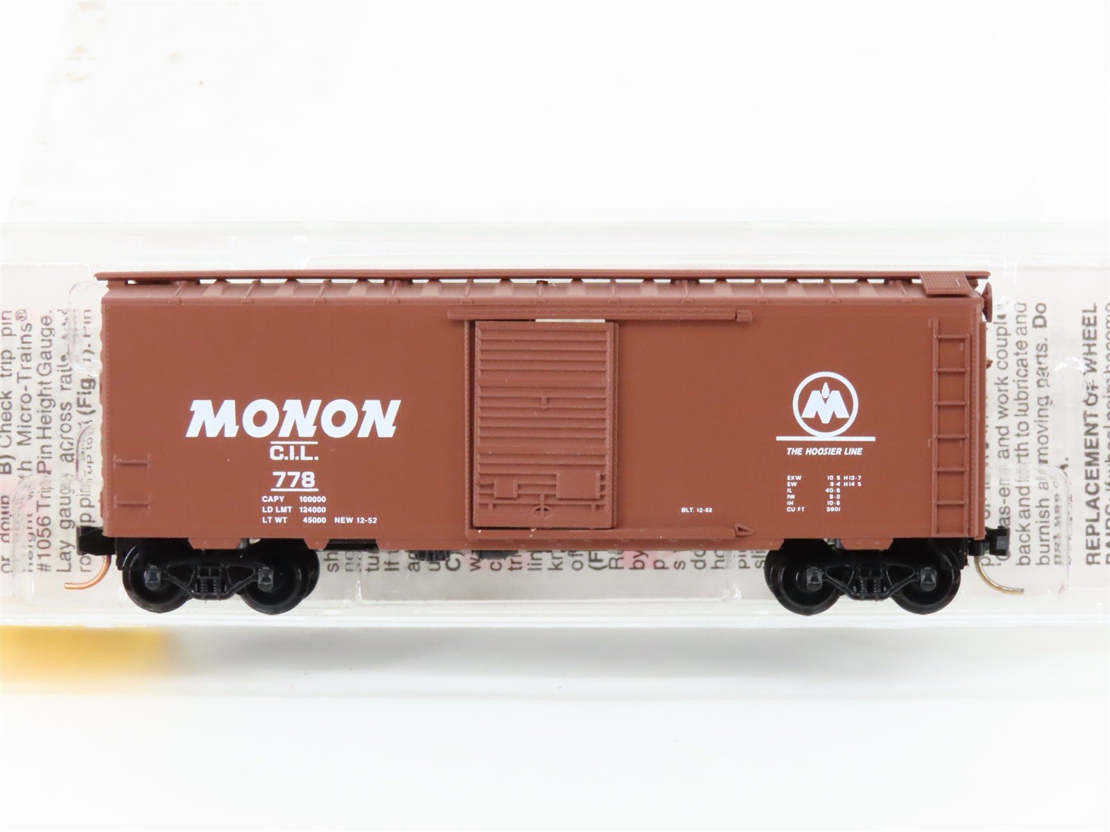 N Scale Micro-Trains MTL 20536 CIL Monon 