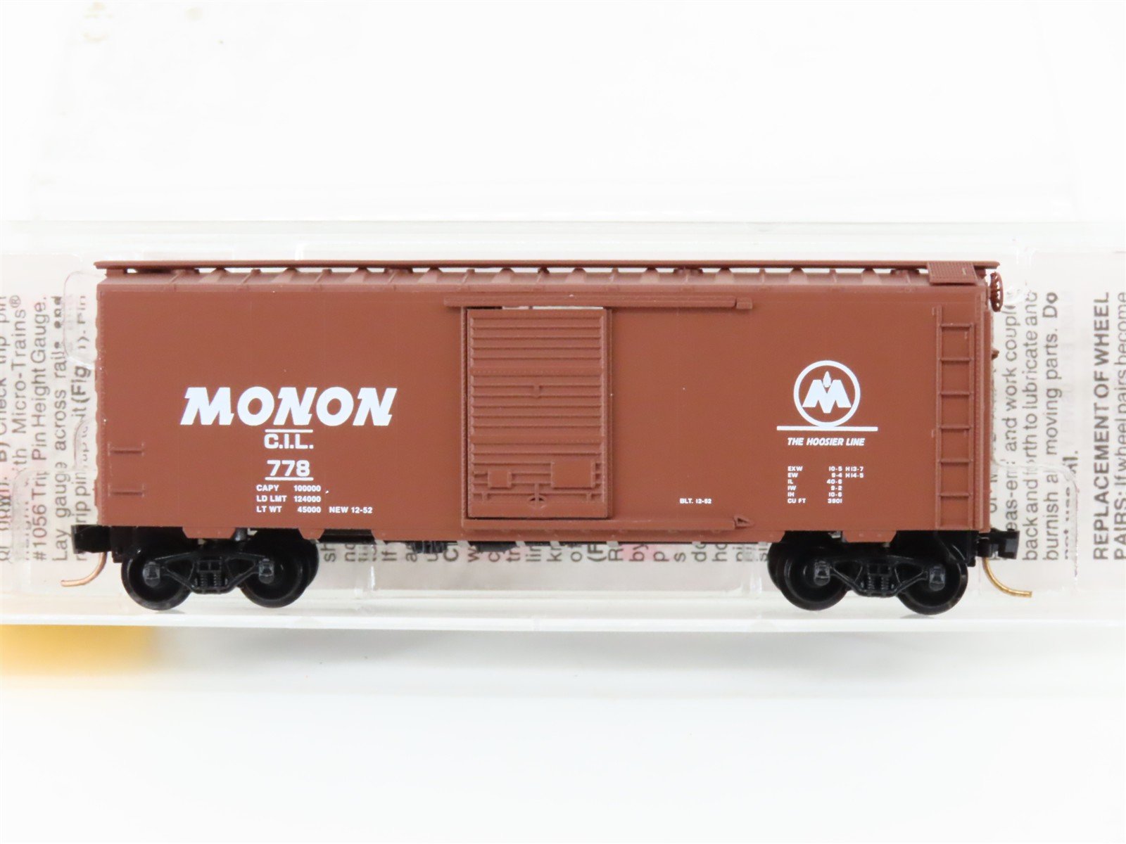 N Scale Micro-Trains MTL 20536 CIL Monon 