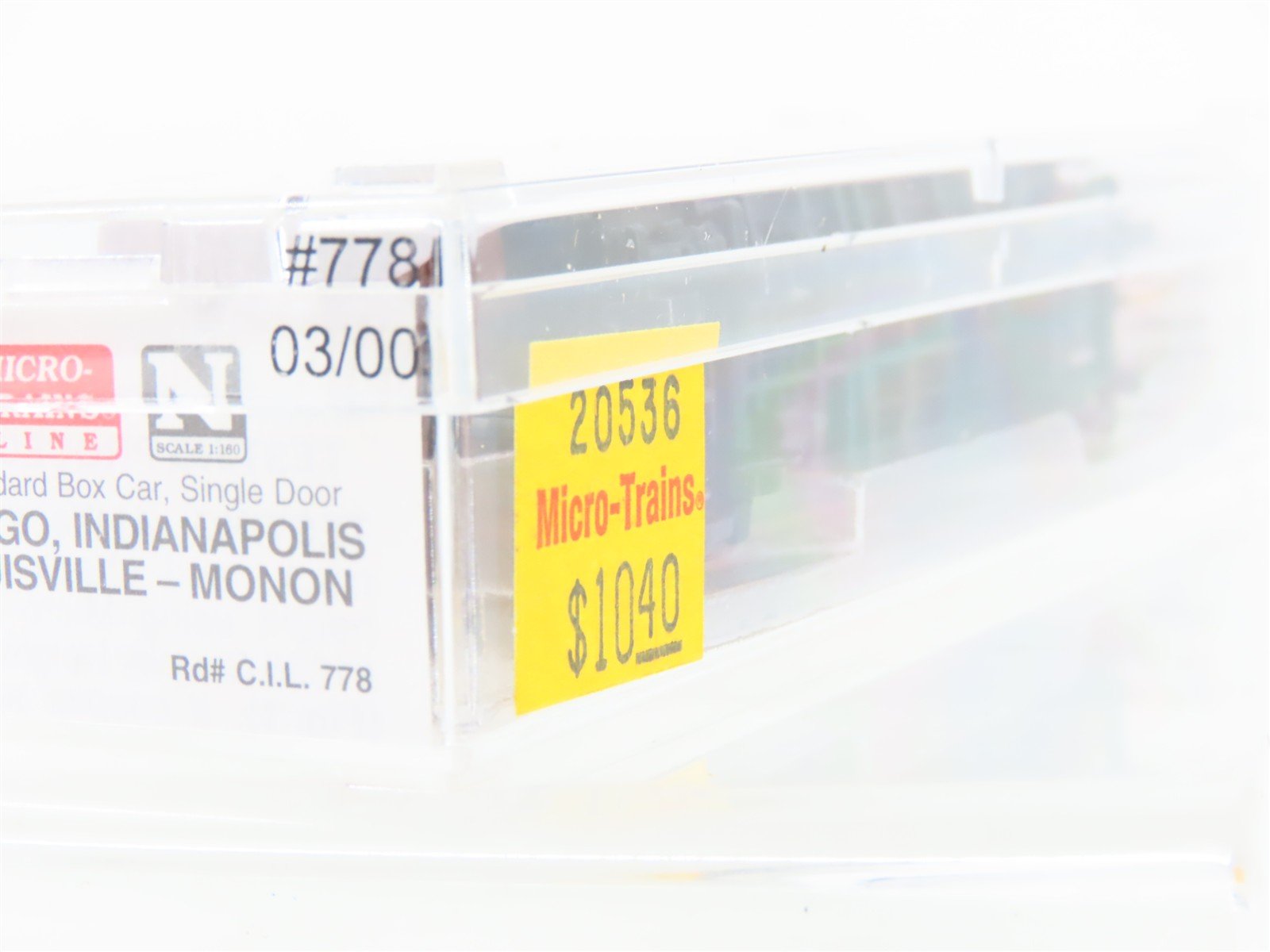 N Scale Micro-Trains MTL 20536 CIL Monon 