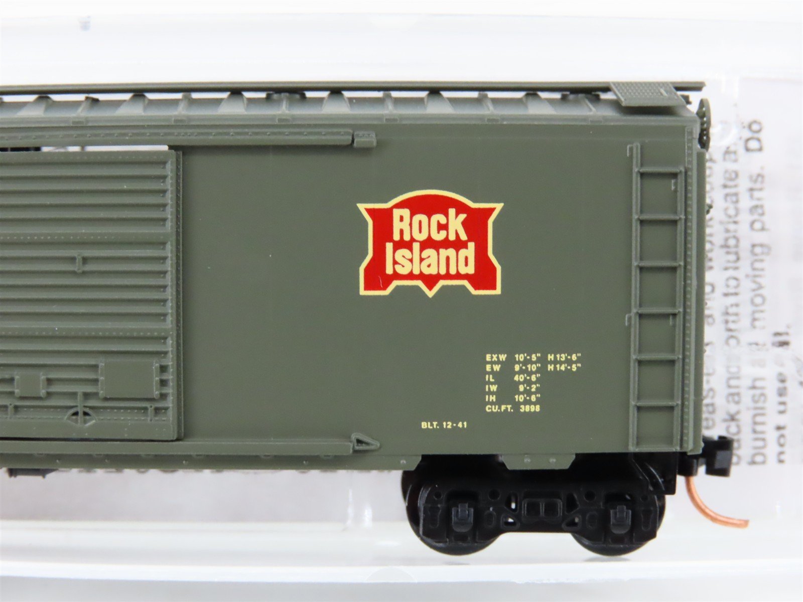 N Micro-Trains MTL 20566 RI Rock Island Route Of The Rockets 40' Box Car #20039