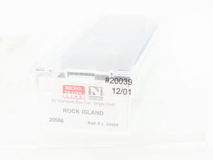 N Micro-Trains MTL 20566 RI Rock Island Route Of The Rockets 40' Box Car #20039