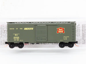 N Micro-Trains MTL 20566 RI Rock Island Route Of The Rockets 40' Box Car #20039
