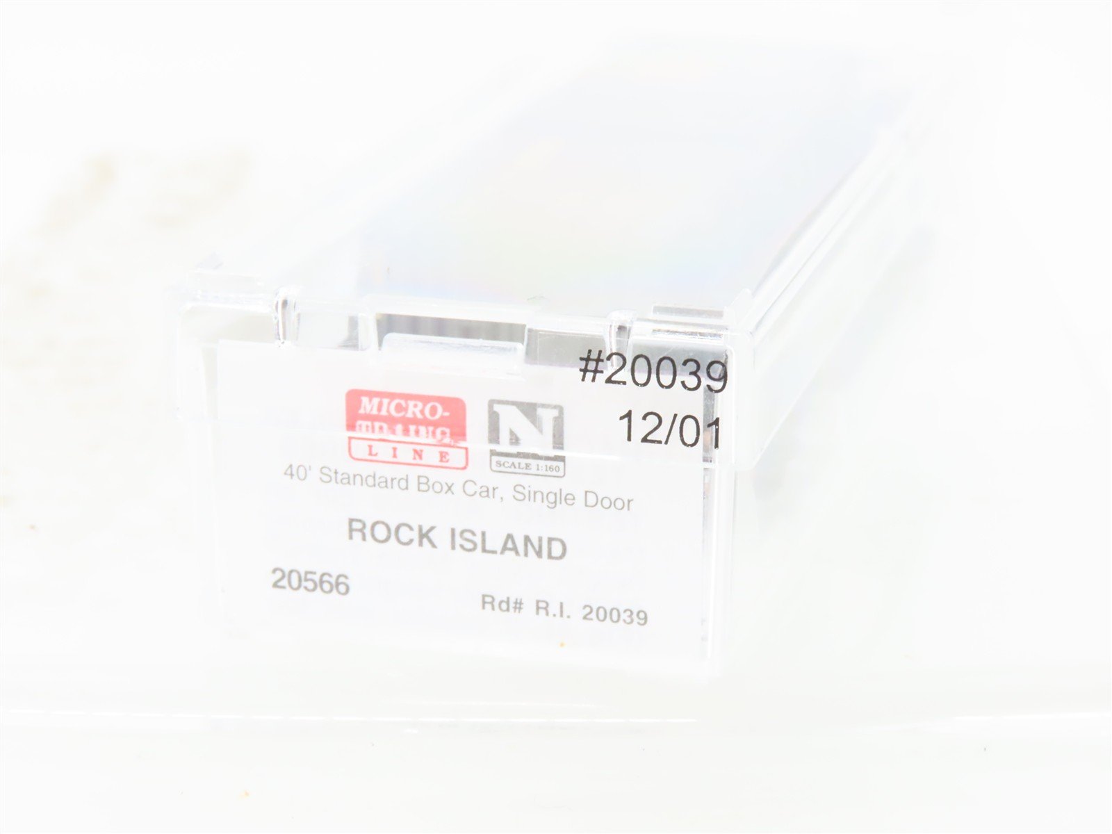 N Micro-Trains MTL 20566 RI Rock Island Route Of The Rockets 40' Box Car #20039