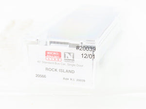 N Micro-Trains MTL 20566 RI Rock Island Route Of The Rockets 40' Box Car #20039