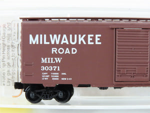 N Scale Micro-Trains MTL 20526 MILW Milwaukee Road 40' Single Door Boxcar #30371