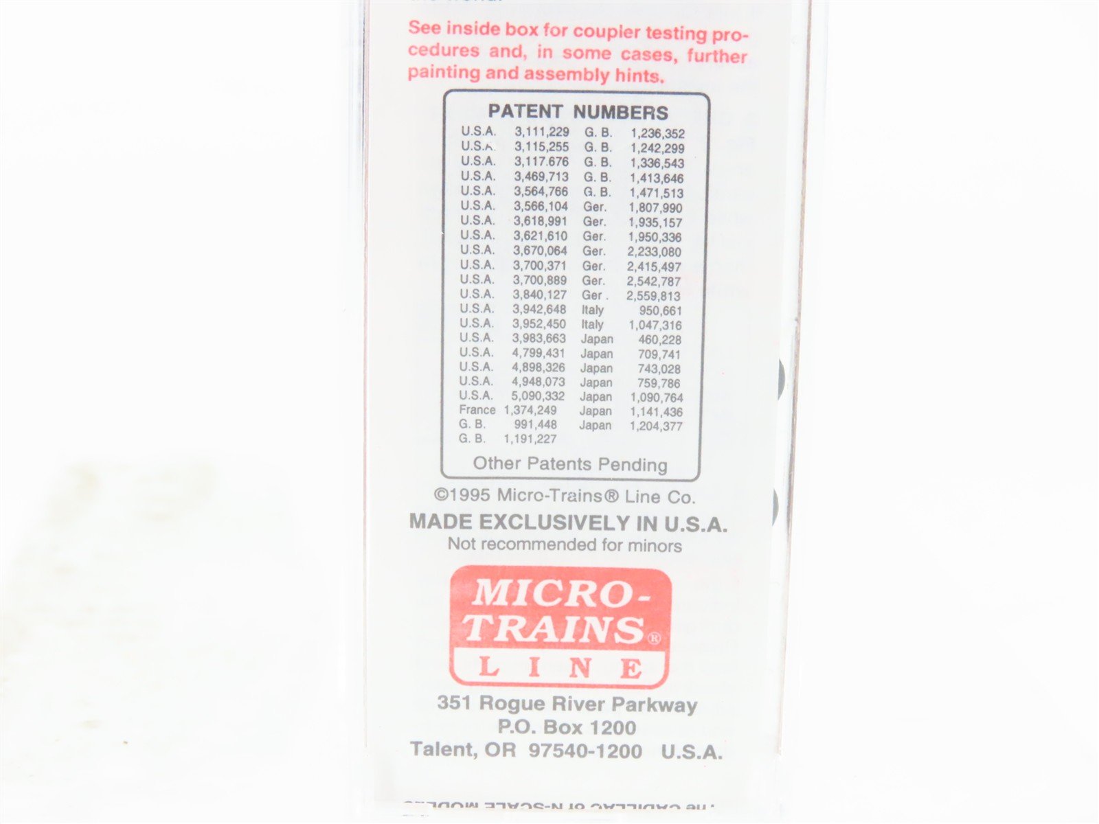 N Scale Micro-Trains MTL 23220 GN Great Northern 