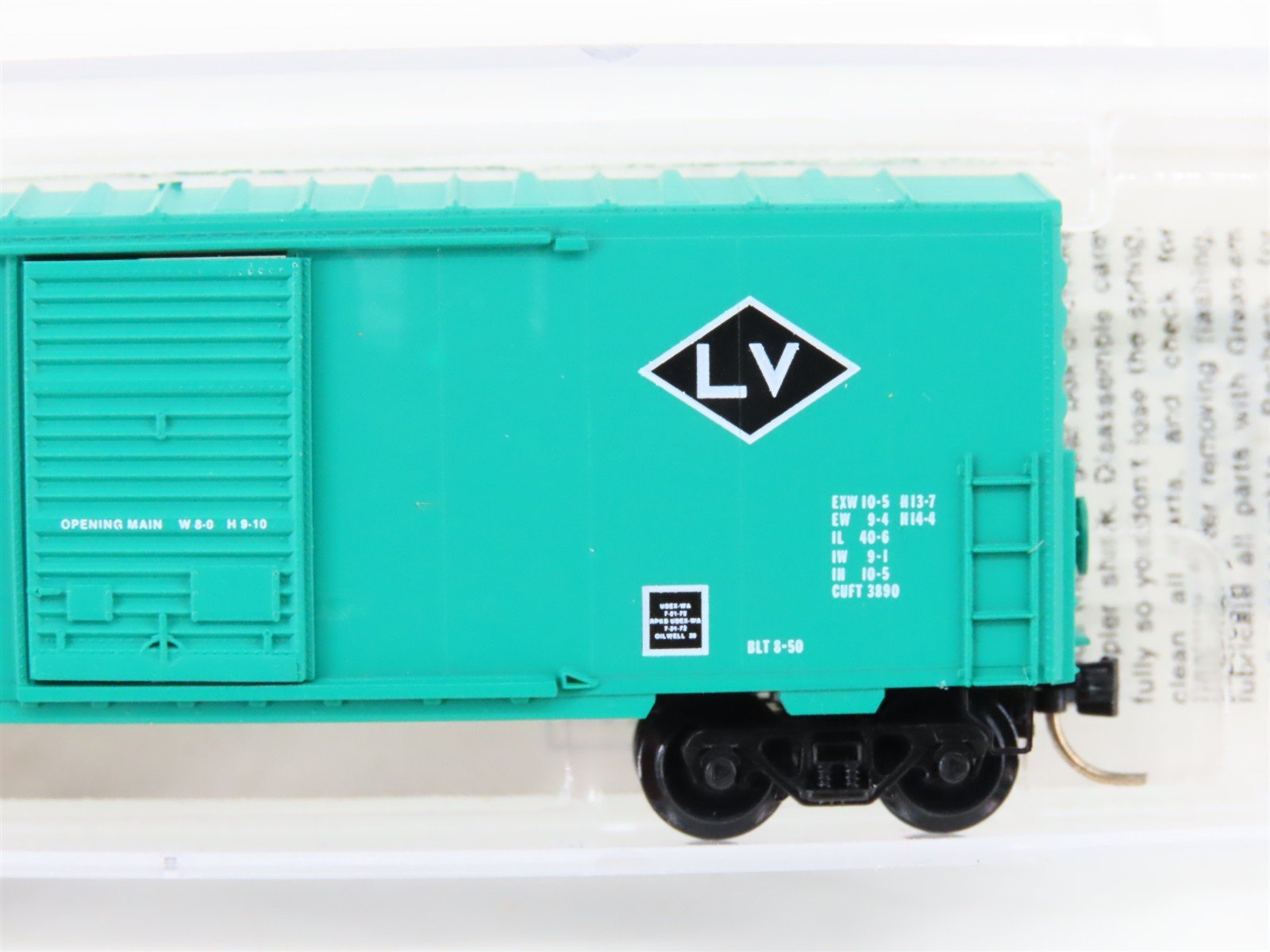 N Scale Micro-Trains MTL 24020 LV Lehigh Valley 40' Single Door Box Car #66205