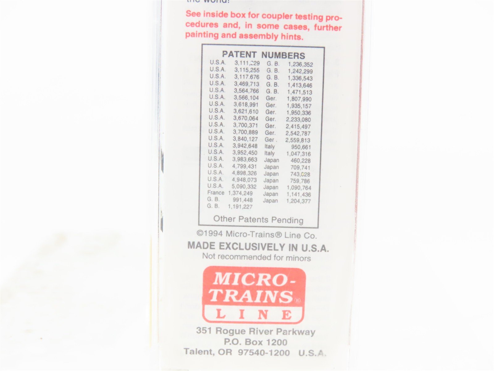 N Scale Micro-Trains MTL 23210 GN Great Northern 
