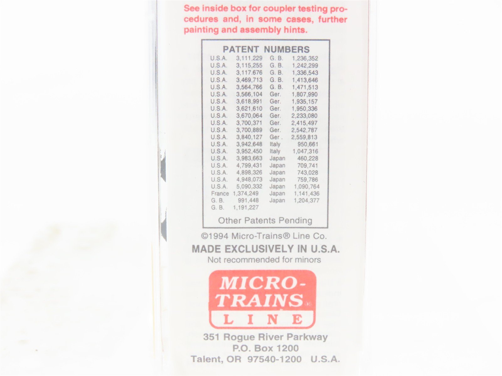N Scale Micro-Trains MTL 23210 GN Great Northern 