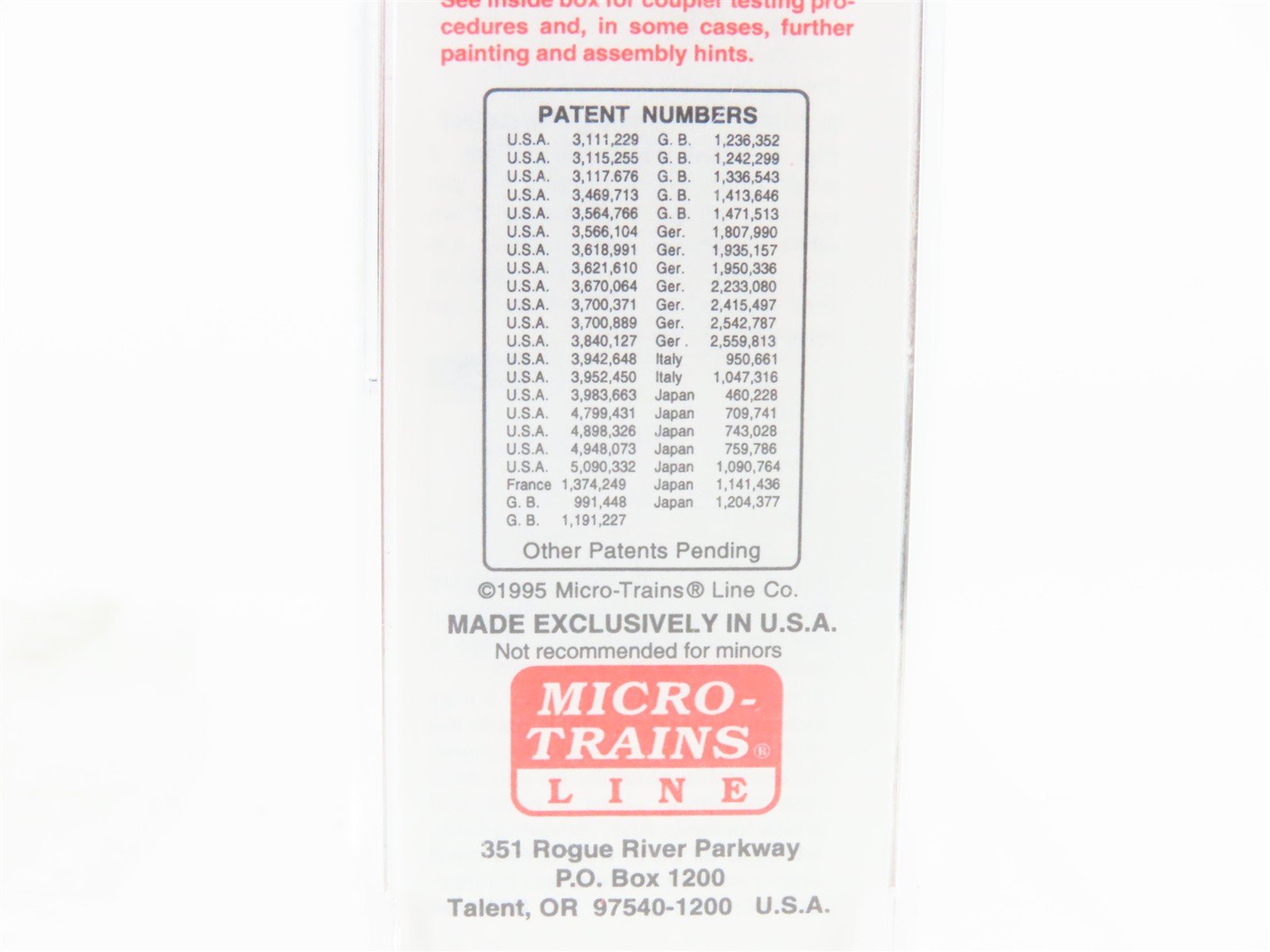 N Scale Micro-Trains MTL 23220 GN Great Northern 